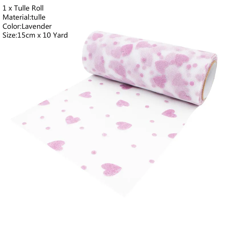 15cm 10Yard Lavender Фатиновая юбка-пачка в рулоне, 15 см, 100 ярдов, сделай сам подарочная упаковка для дня рождения, вечеринки, Рождества, свадьбы, для детей - Color: 15cm 10Yard Lavender