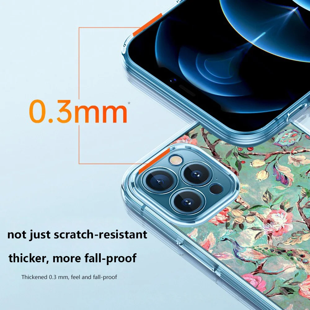 

Flower Clouds For iPhone 12 Pro Case Plant Phone Case For iPhone 12 11 Pro Max XR X XS Max 7 8 6 6S Plus Soft TPU Phone Cover