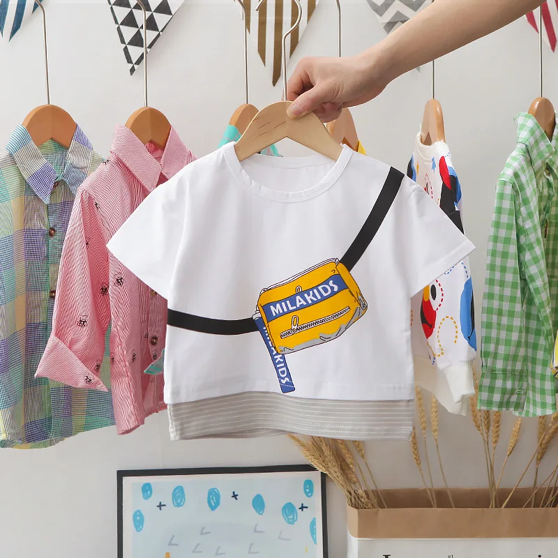 Baby Boys Girls Kids Clothes Set Sport Suit Summer Cotton Tops T-shirt Shorts 2pcs Outfits Costume Children Clothing Tracksuit |