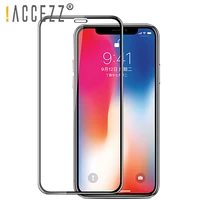 accezz full cover tempered glass for iphone 12 pro max mini hd screen protector 9h protective glass anti fingerprint glass film