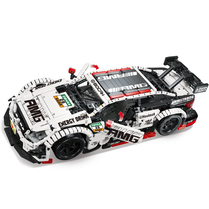 

2021 2289Pcs MOC Technical RC Racing Car AMG C63 Model Building Block Bricks Educational Toys Christmas Gifts 23012