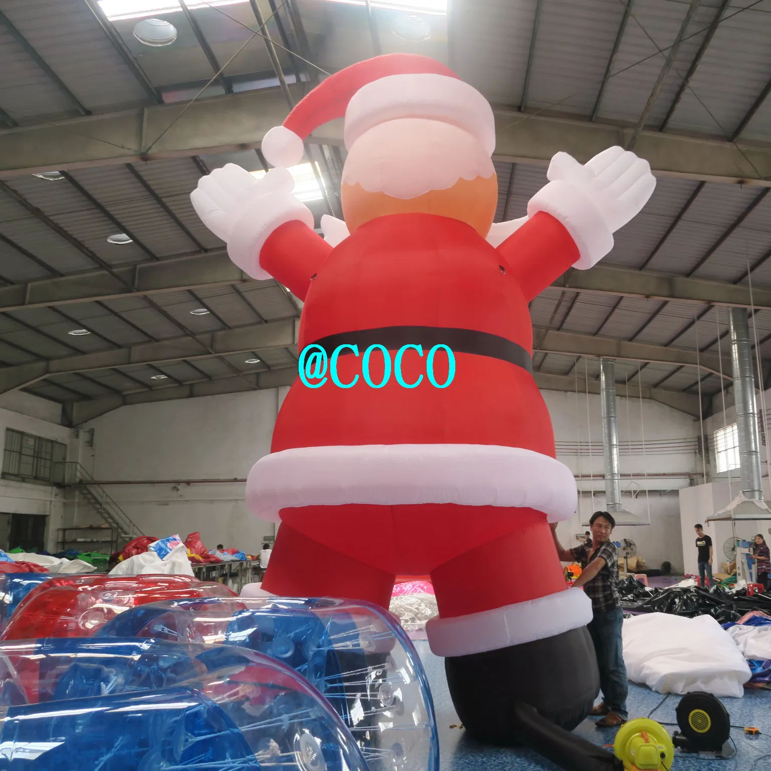 Бесплатная доставка воздухом к двери дешевые 2 м высокий Рождество наружное