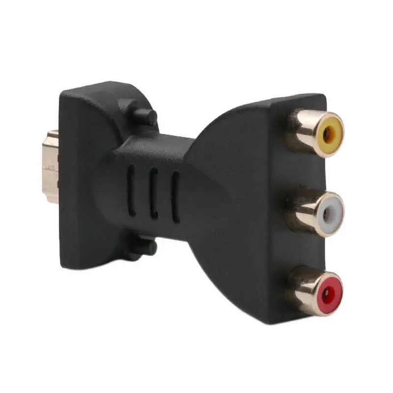 Поддержка 720P 1080PHDMI к 3 RCA видео аудио преобразователь HDMI в AV адаптер для передачи