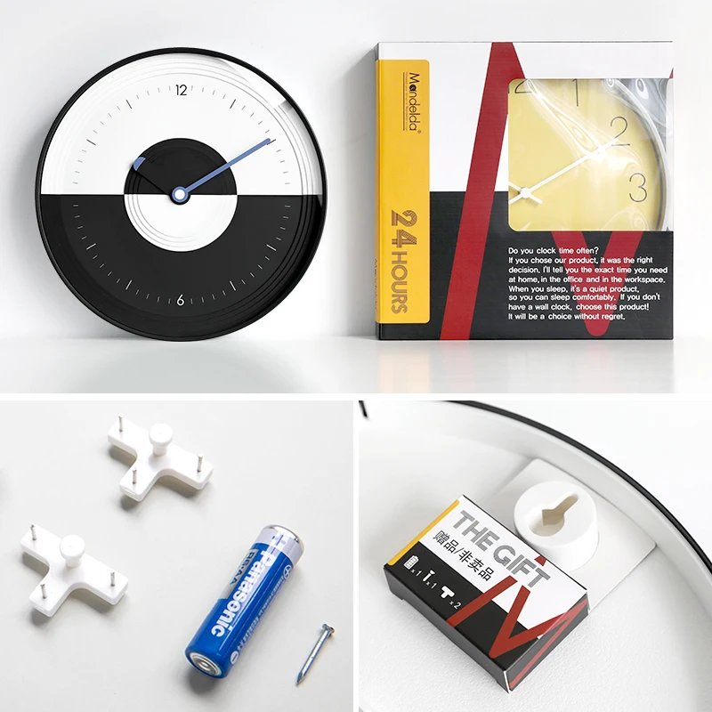 Стена в современном минималистическом стиле часы креативные модные европейские