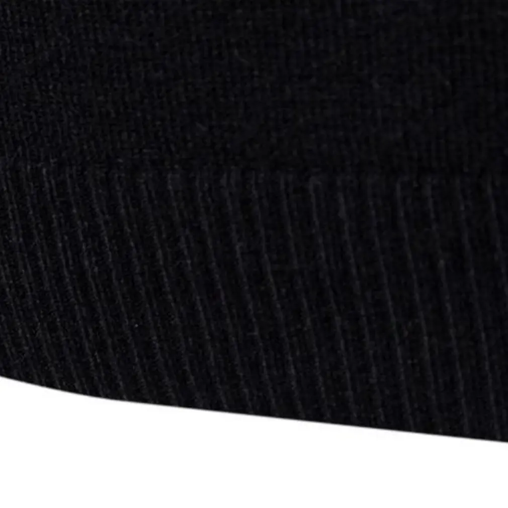 

New Fashion Men's Casual Slim Fit Basic Turtleneck Knitted Sweater High Collar Pullover Male Double Collar Autumn Winter Tops