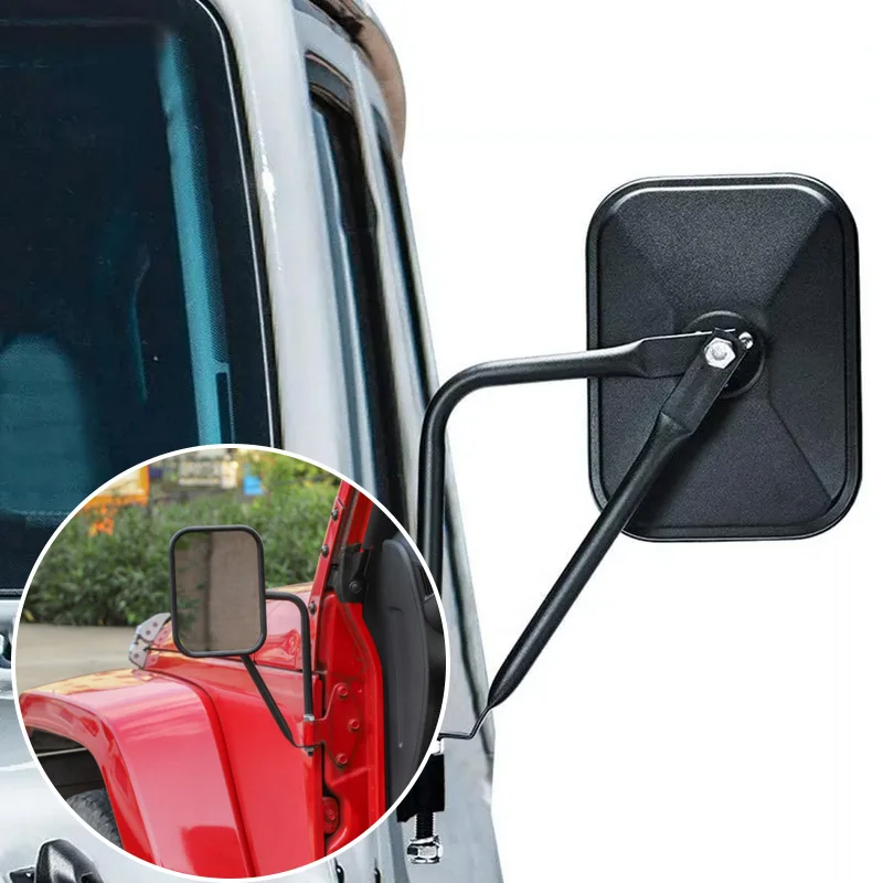 Автомобильное боковое зеркало заднего вида с регулируемым углом обзора для Jeep