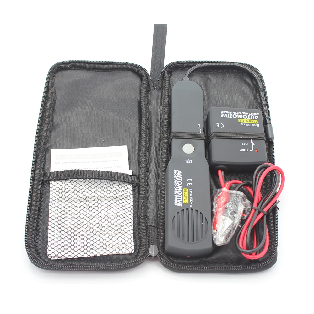 

Acheheng EM415pro Automotive Tester Cable Wire Short Open Finder Repair Tool Tester Car Tracer Diagnose Tone Line Finder