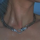 Новинка 2021, модные женские аксессуары FFLACELL в стиле хип-хоп с металлической змеиной цепочкой