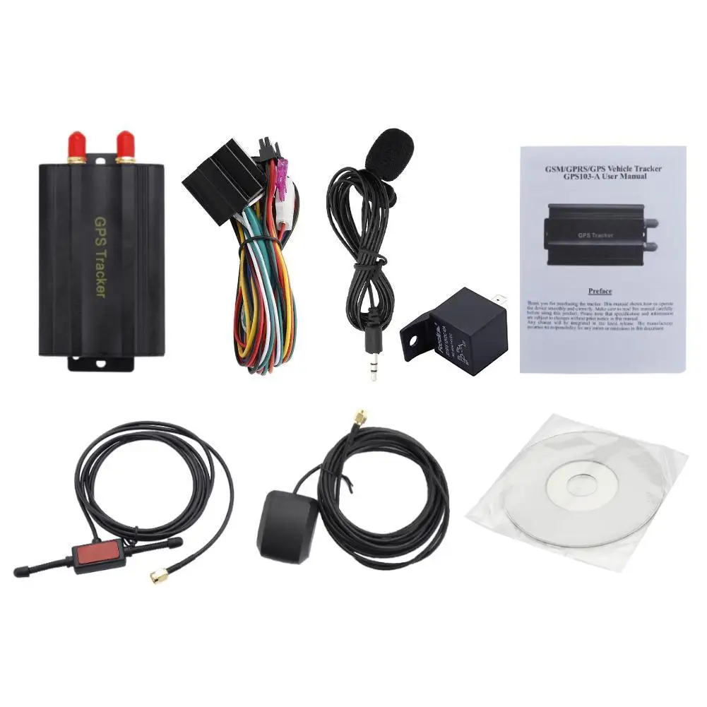GPS трекер TK103A Gps со спутником GSM GPRS отслеживание в режиме реального