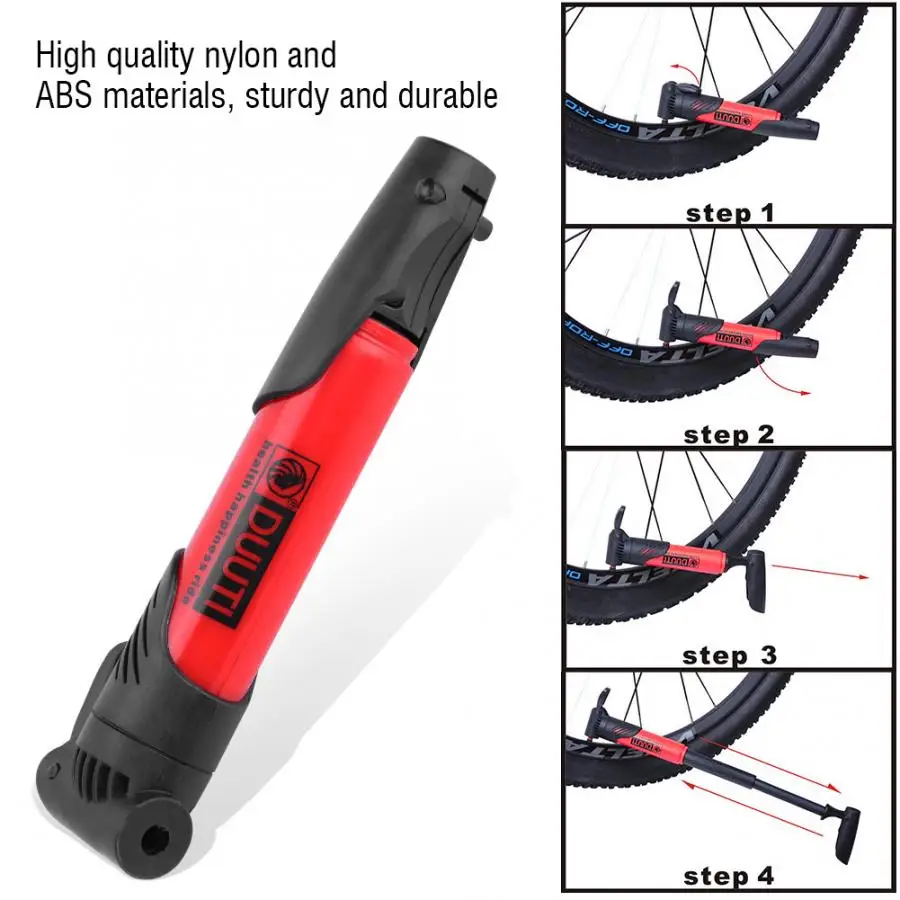 Велосипедный мини насос портативный высокопрочный воздушный велосипедный
