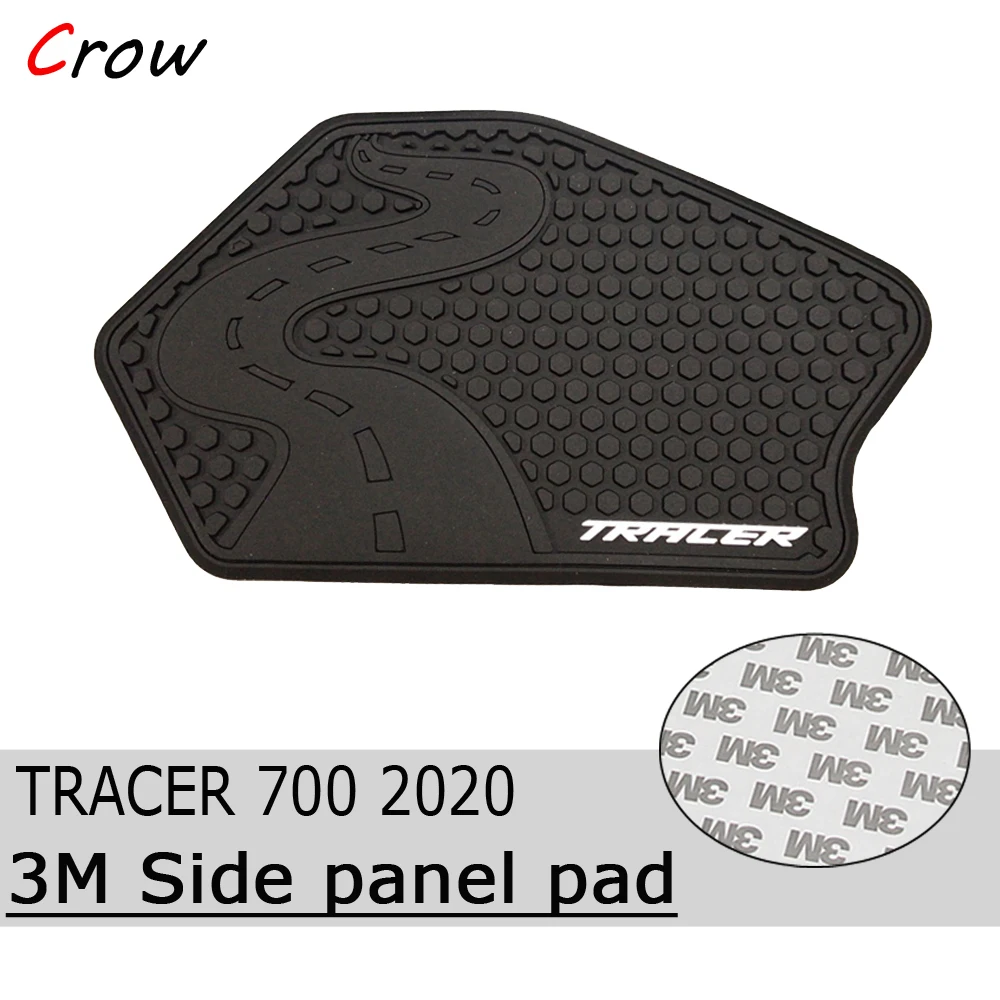 

For TRACER700 Tracer 700 Tracer 7 GT MT-07 2020 2021 Motorcycle Non-slip Side Fuel Tank Stickers Waterproof Pad Rubber Sticker