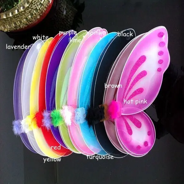 10 цветов крылья феи бабочки для девочек колокольчик-Динь детей рождества