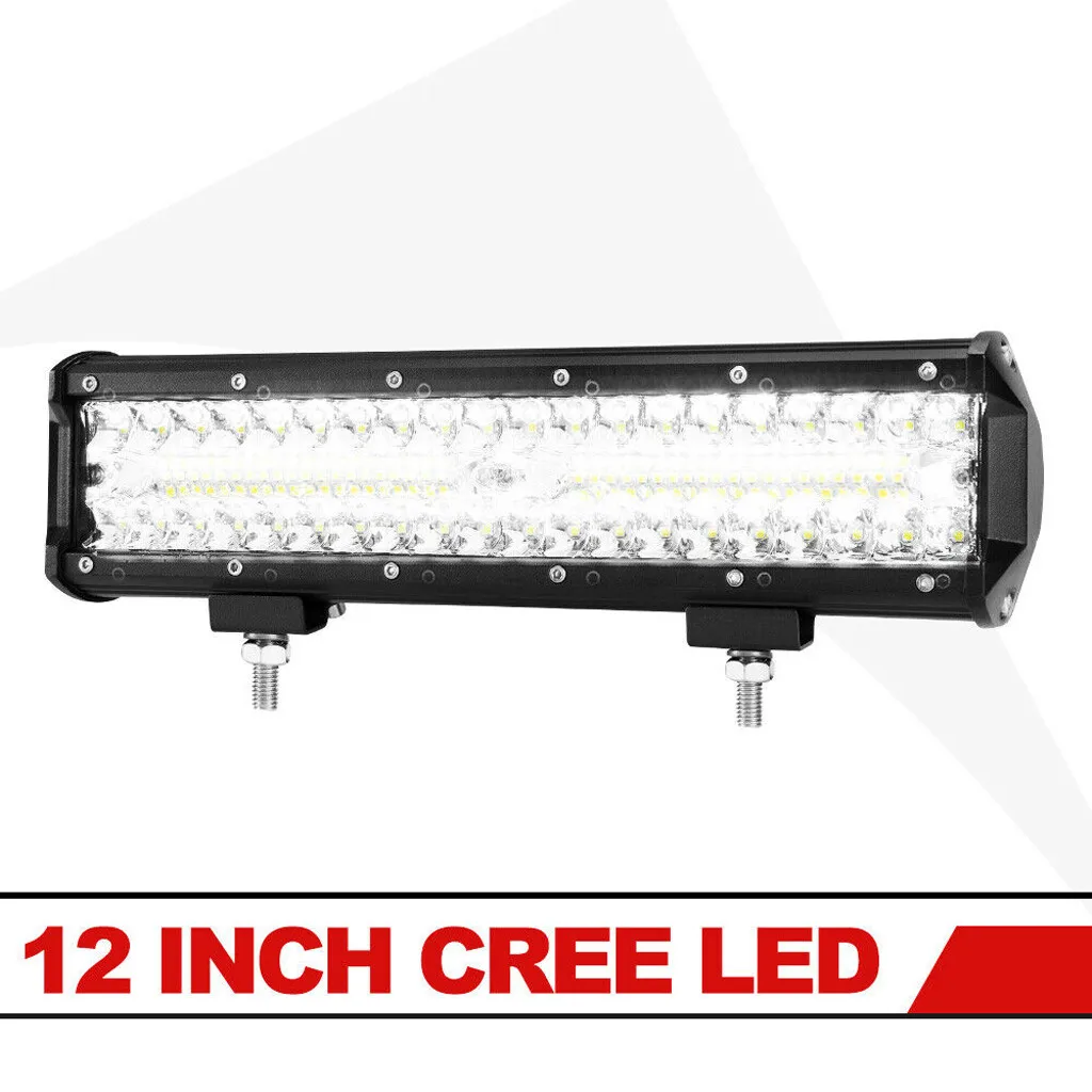 12 дюймов рабочий светильник бар светодиодный наводнения балки внедорожные