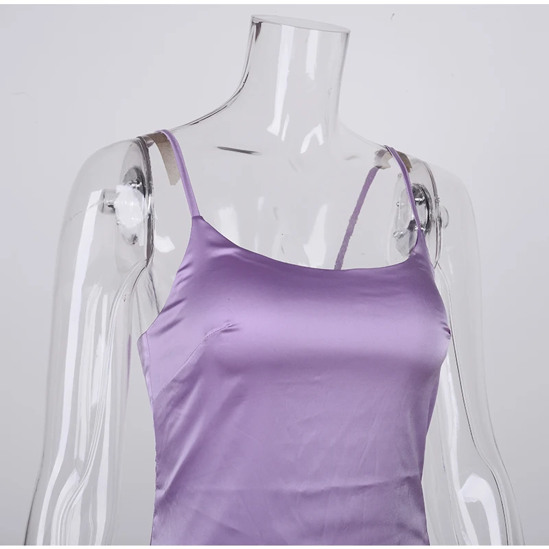 Женское атласное платье с открытой спиной Parthea облегающее розовое глубоким