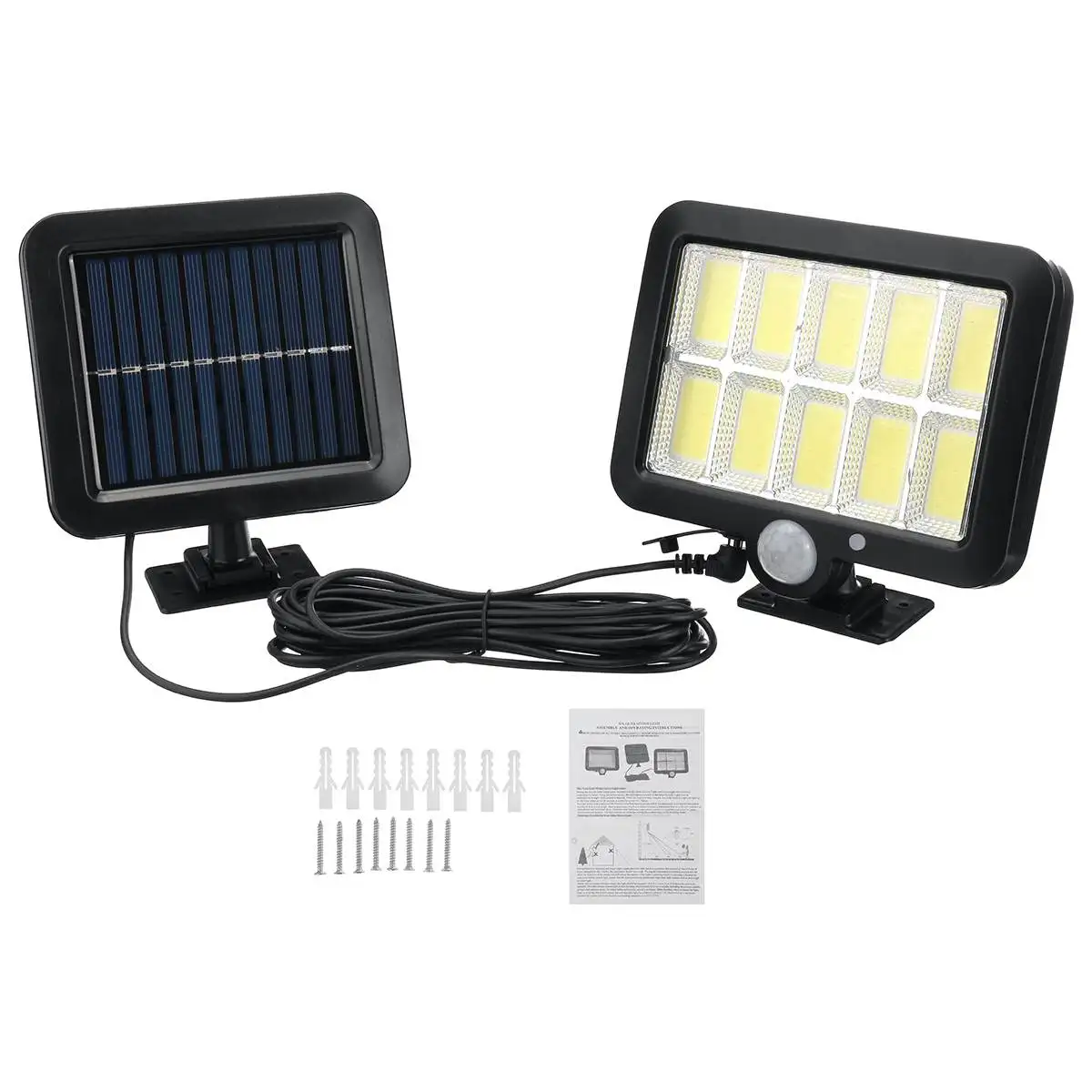 

400W 240 Cob Led Light Solar Street Light Solar Motion Sensor Light Solar Floodlight Outdoor Yard Garden Lighting Wall Lamp