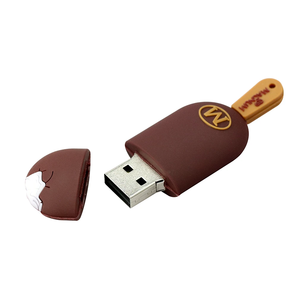 USB флеш-накопитель мороженое 8 ГБ 16 ГБ 32 ГБ 64 Гб милый фруктовое мороженое Флешка 128 ГБ USB флешка 256 ГБ флеш-накопитель USB 2,0 флеш-накопитель