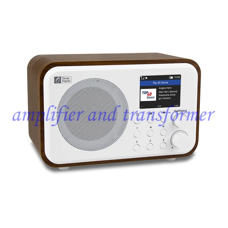 Ocean Digital WR-336N WiFi (Интернет) радио FM DAB + Blueetooth Многоязычное 2000 мАч перезаряжаемая