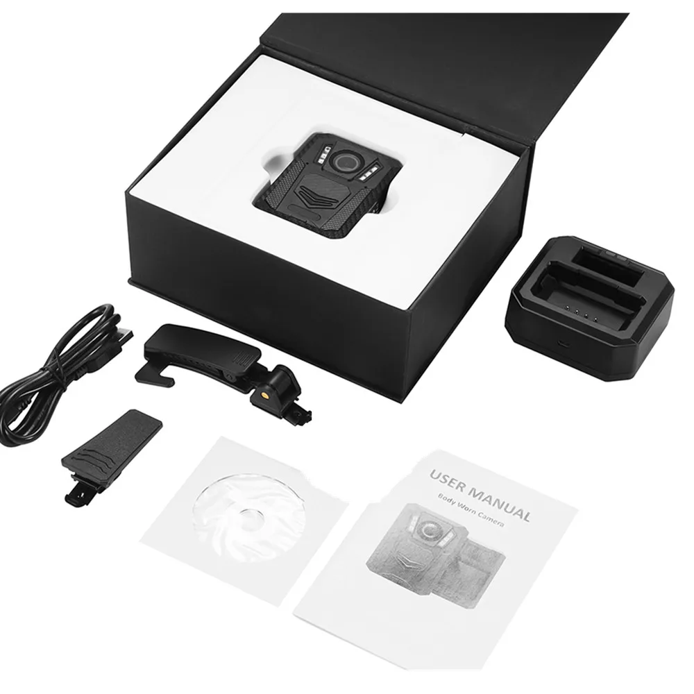 

X6B H22 Chip 2K 1440P Body Worn Camera 64GB Body Mounted Night Vision Camera GPS EIS electronic image stabilization Mini Camera