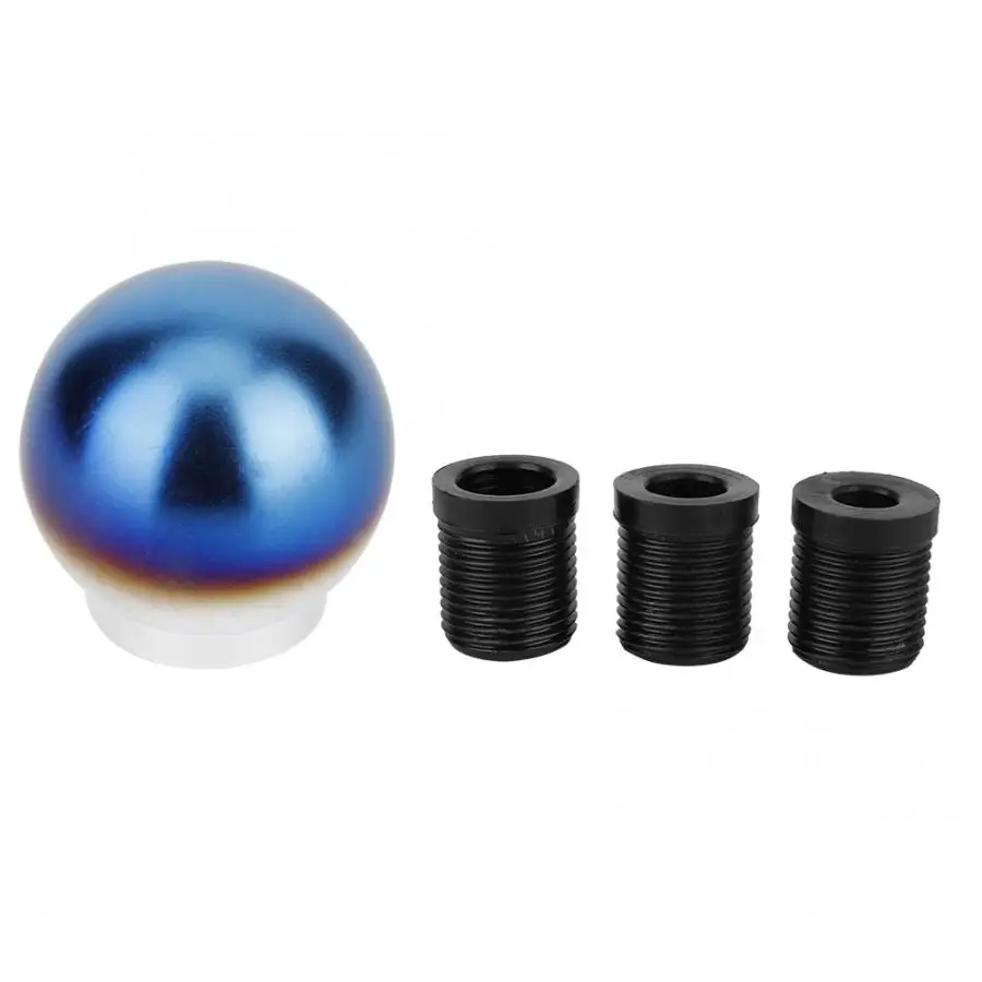 Круглая алюминиевая ручка переключения передач крышка для ручного автомобиля