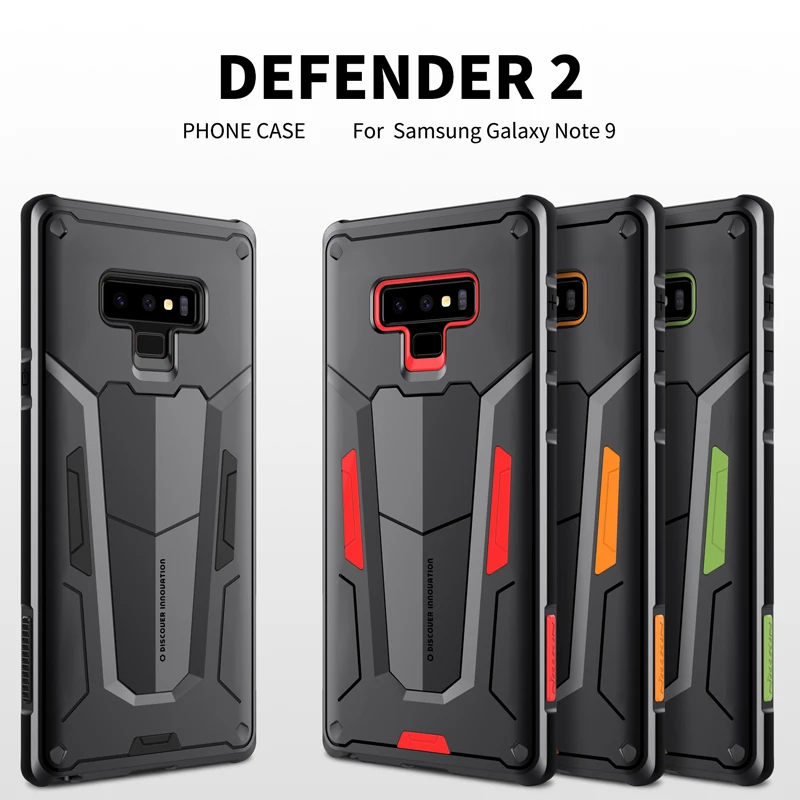 Чехол Nillkin Defender 2 для Samsung galaxy Note 9 роскошный чехол-накладка из ТПУ + ПК чехлы Galaxy |