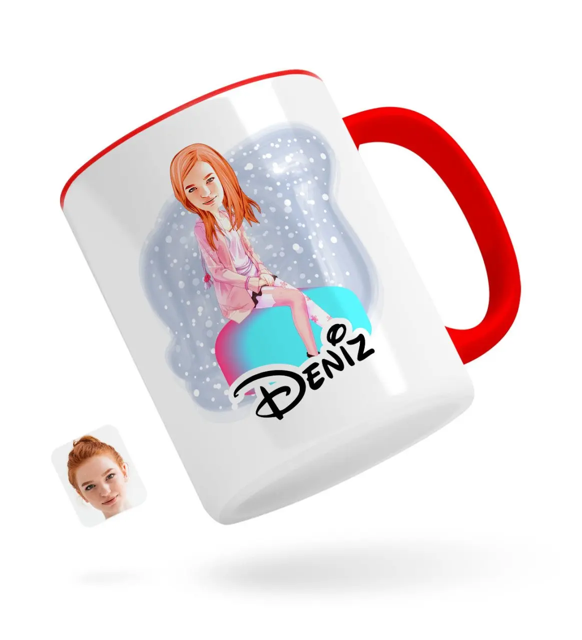 

Персонализированные Для женщин с карикатурой зеленый чай китайский Bardak-32