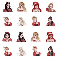 disney princess epoxy resin charms acrylic jewelry findings for diy earrings jewelry making christmas gifts accessories fwn137