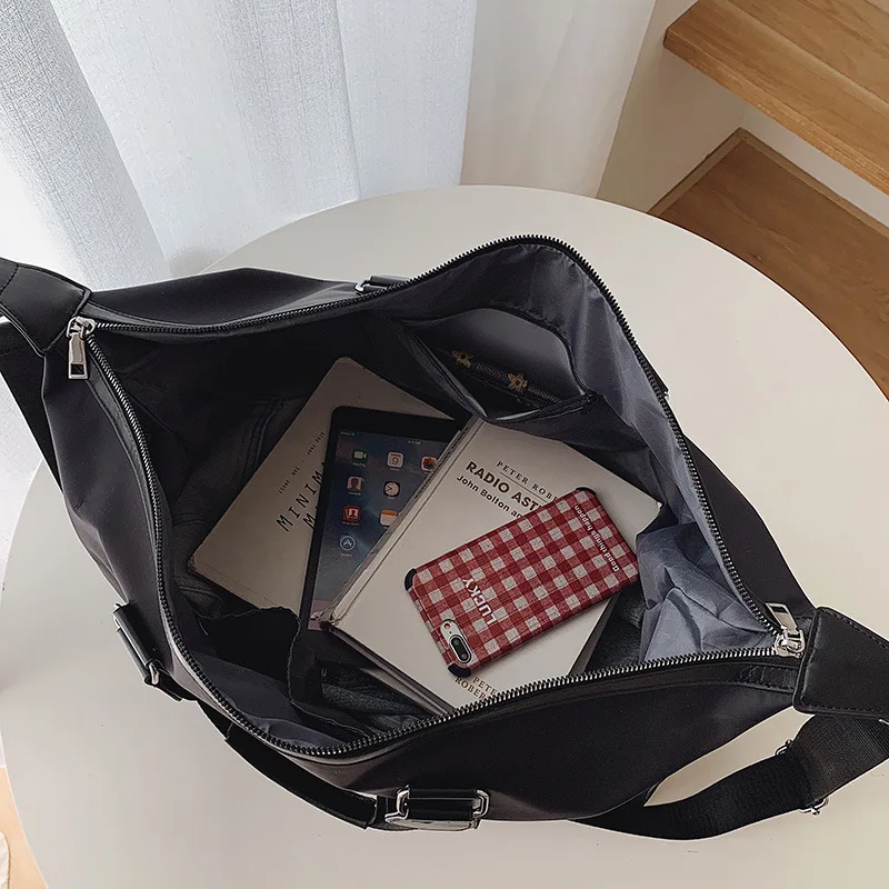 Waterproof Large Capacity Oxford Travel Bag Unisex Men Zipper Belt Fitness Gym Handbag Shoulder Messenger Bag Duffle Luggage