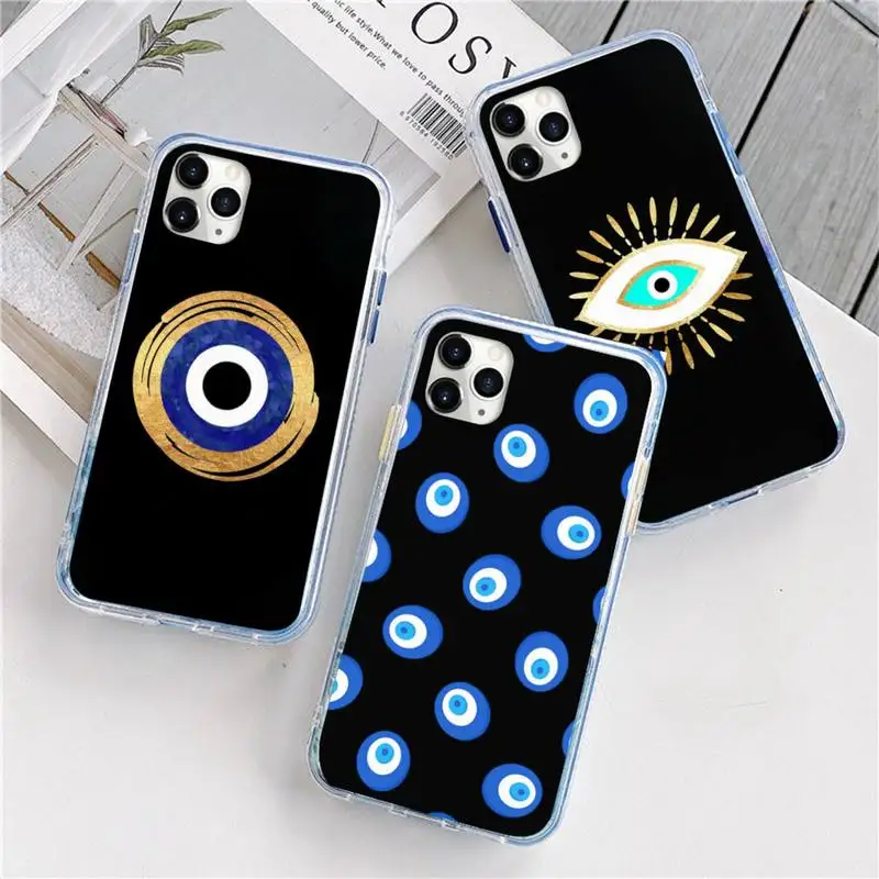 

Fashion Evil eye High Quality Phone Case For iphone 12 5 5s 5c se 6 6s 7 8 plus x xs xr 11 pro max mini