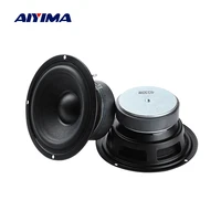 aiyima 2pcs 4 5 inch full range speaker 4 ohm 30w hifi stereo music loudspeaker home theater power amplifier speaker