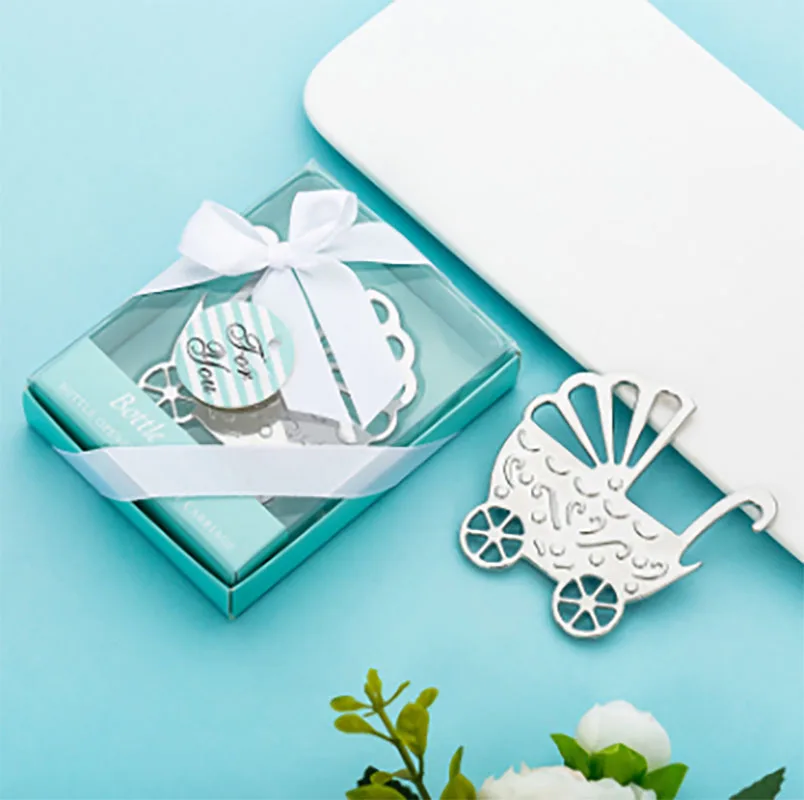 

Bottle Opener Baby Carriage Bottle Opener Silver Bottle Beer Openers Baby Shower Return Gifts for Guest Souvenirs