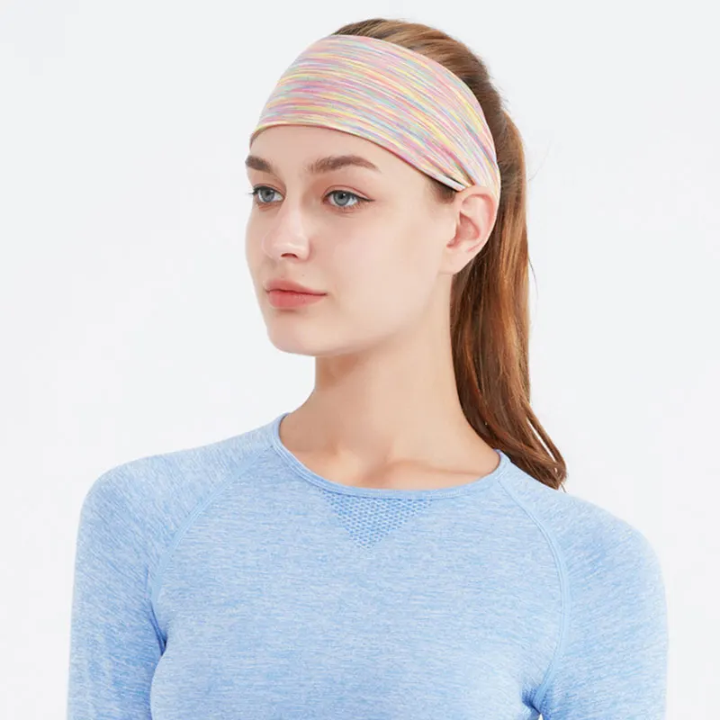 

1Pcs Sport Headband Multi Color Hair Bands For Women Soft Bandana Sweatband Simple Hair Accessories Girls Elastic Yoga Turban