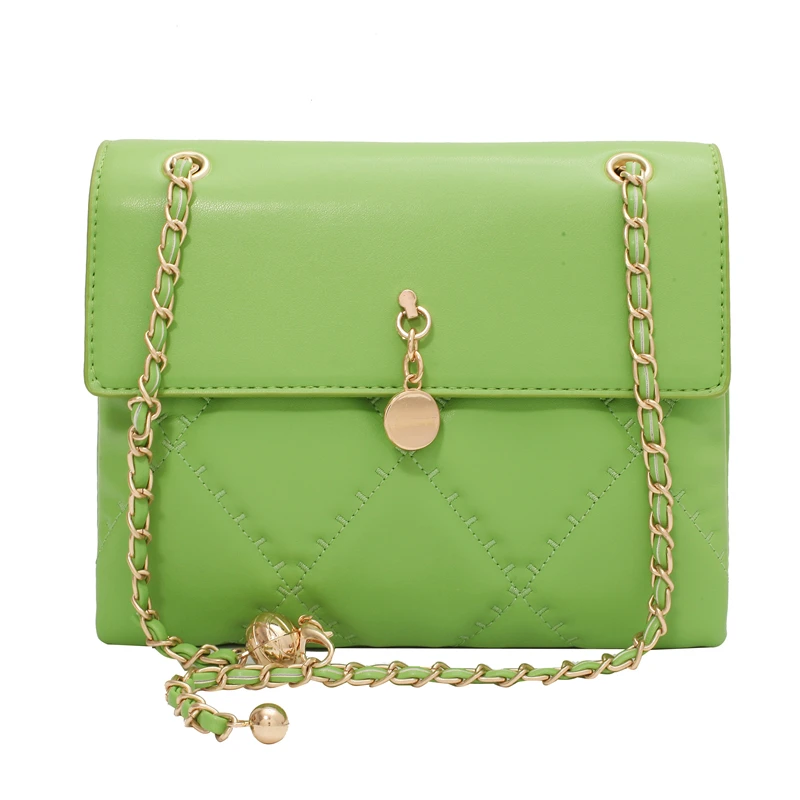 

THREEPEAS Green Small Pu Leather Flap Crossbody Bags For Women 2021 Summer Ladies Fashion Trend Sweet Shoulder Handbags Designer