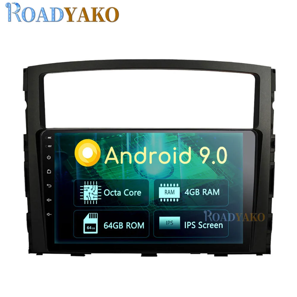 Автомагнитола MITSUBISHI PAJERO мультимедийный видеоплеер 9 ''на платформе Android с GPS