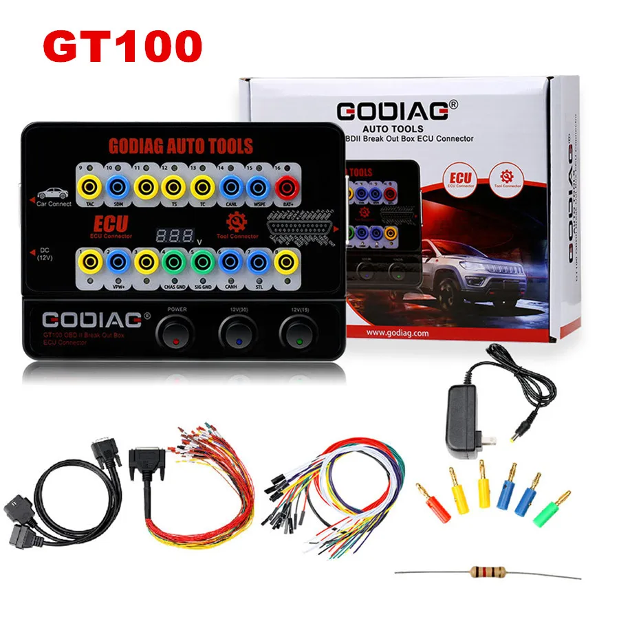 Автомобильный инструмент GT100 блок блокировки OBDII мощный разъем ECU