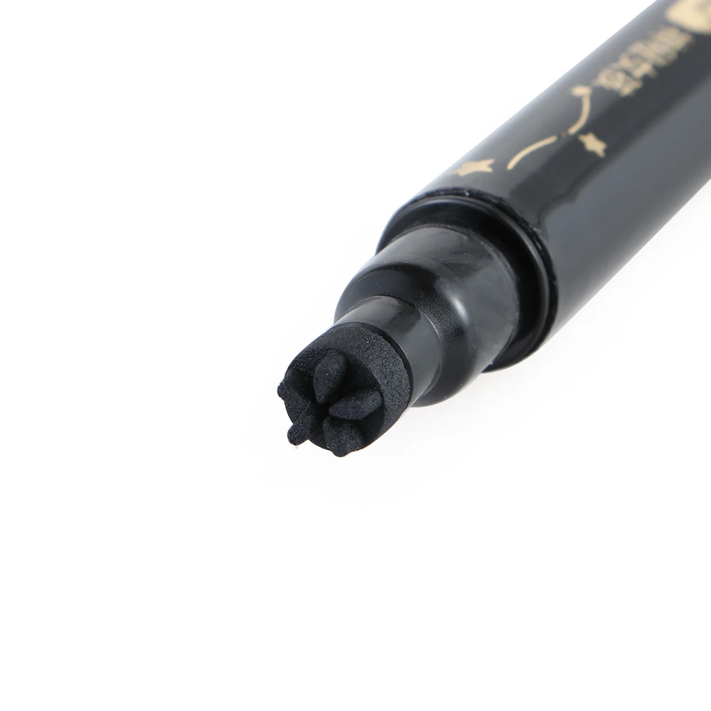 Новинка 2021 двухсторонняя водостойкая жидкая подводка для глаз черная тату ручка