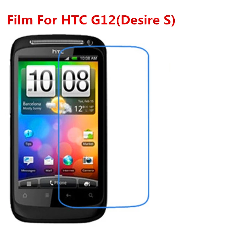 1/2/5/10 шт. ультратонкая прозрачная защитная пленка для HD ЖК-экрана с тканевой пленкой для очистки для HTC G12(Desire S).