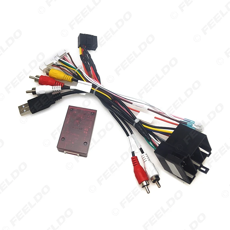 Автомобильный радиоприемник FEELDO 16PIN Android Power Calbe с can-шиной для KIA Sorento Cerato аудио