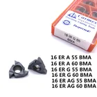 10 шт. 16ER AG55 A55 G55 AG 60 BMA Carburo de rosca externa inserto cnc torno herramientas de torneado mecanizado de alta calidad