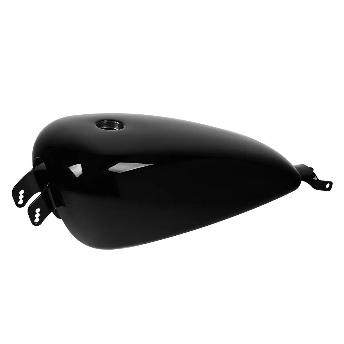 

Motorcycle 3 Lift 2.5 Gallon Gas Fuel Tank For Harley Sportster XL883 1200 Forty Eight Iron 883 2007-2021 2019 Unpainted/ Black