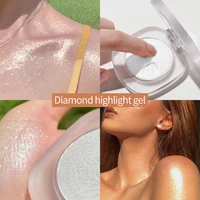 3d diamond high gloss gel waterproof brighten shimmer makeup face highlight contouring powder cosmetic tools for female beauty