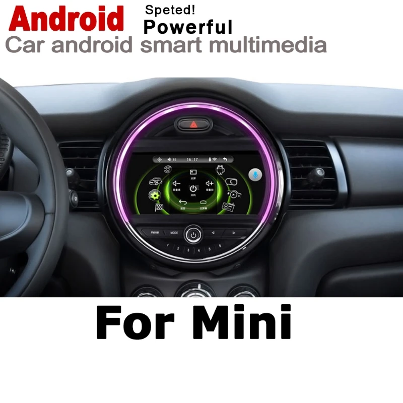 Для Mini One Cooper S Hatch 2019 автомобильный мультимедийный плеер gps аудио радио навигация