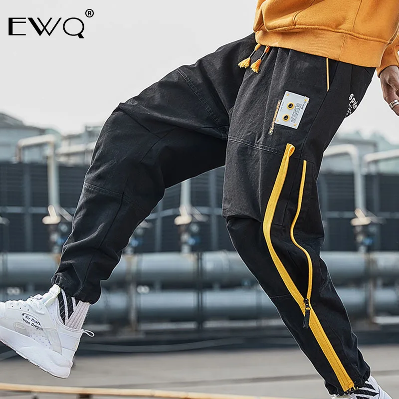 EWQ/мужские повседневные брюки с буквенным принтом Хит комбинезоны различных