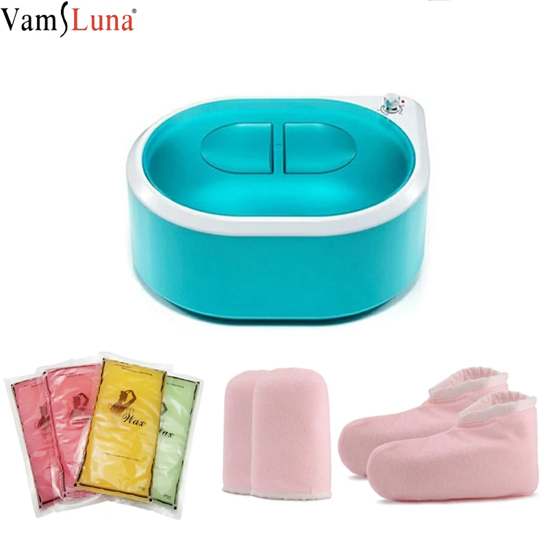 

Paraffin Wax Heater Machine Bath For Hand Foot Warmer Heat Therapy With Mitts and Bootie Continuous Hydrating &Whiting Hand