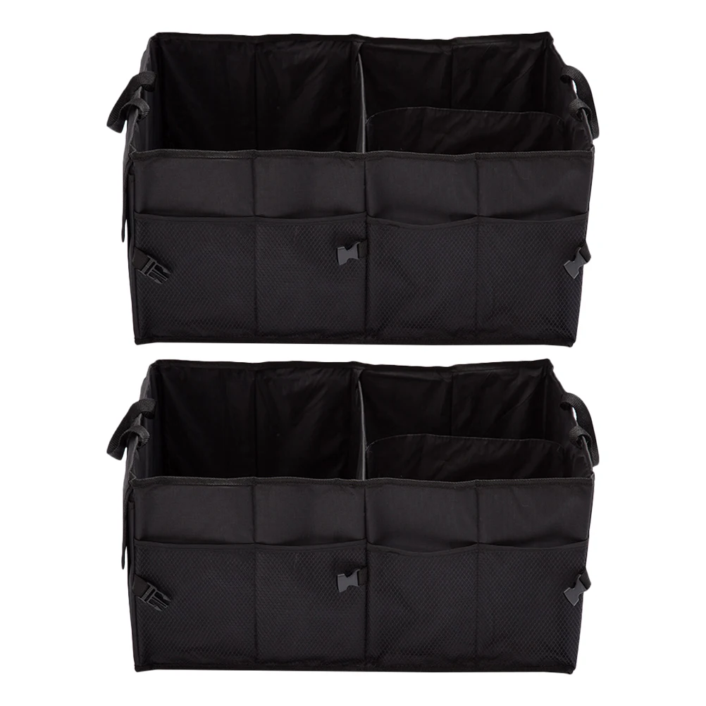 2Pcs Car Trunk Storage Box Multifunctional Auto Organizer Folding Containing Container Stowing Tidying | Автомобили и мотоциклы