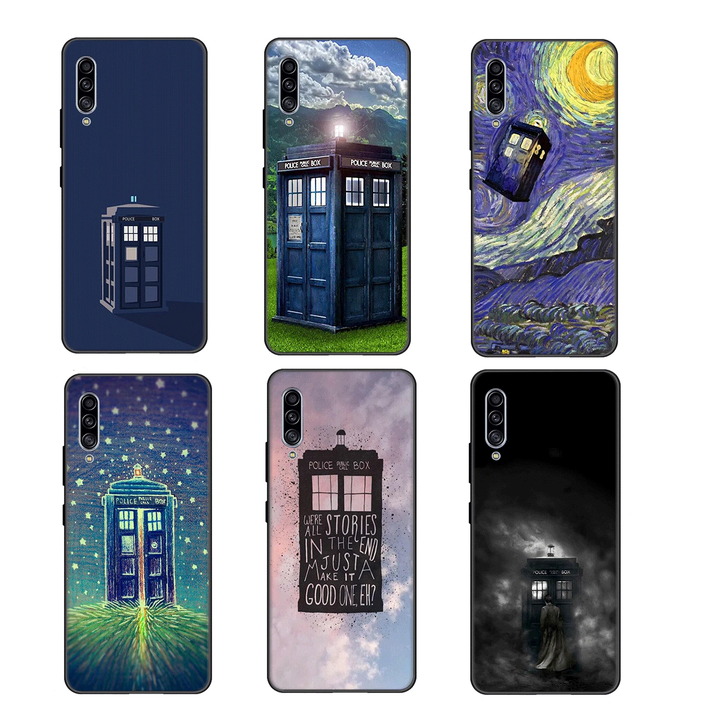 Силиконовый черный чехол для телефона doctor who Samsung Galaxy S6 S7 Edge S8 S9 S10 S20 Plus Lite S10E Ultra