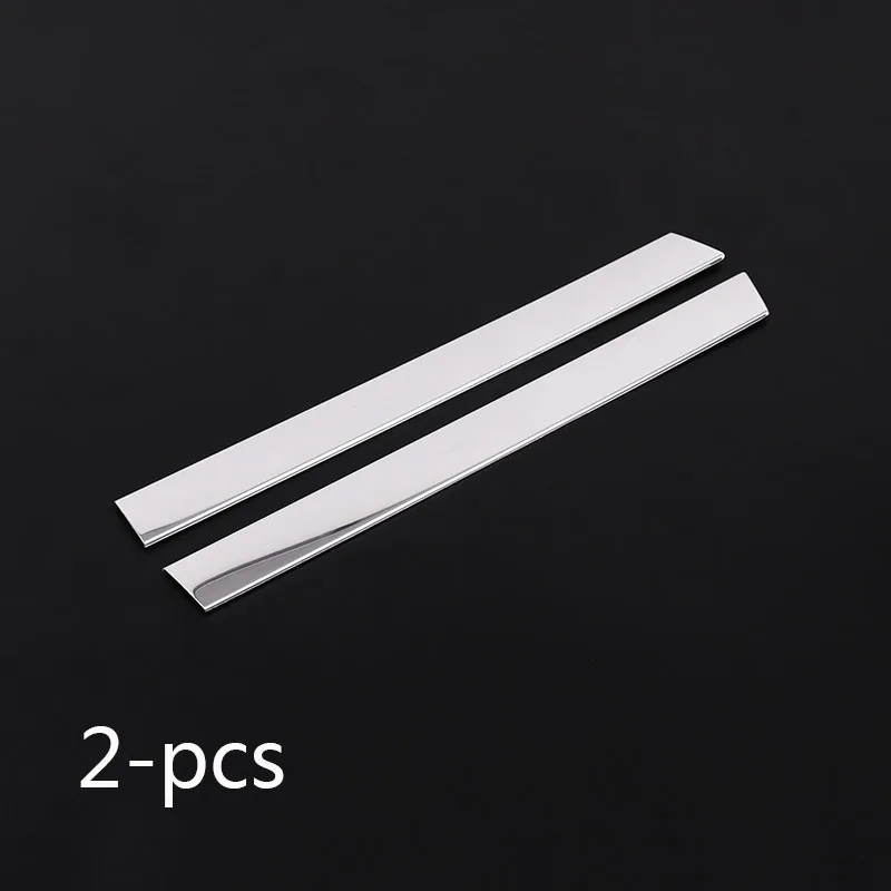 2 pcs Для Mercedes Benz W222 S-Class S400L S320L S500- автомобильные аксессуары оконная формовочная отделка из алюминиевого сплава - Название цвета: 2 pcs