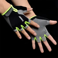 men women sports cycling gloves spring autumn outdoor anti slip sunscreen breathable fitness mtb road bicycle gloves half finger