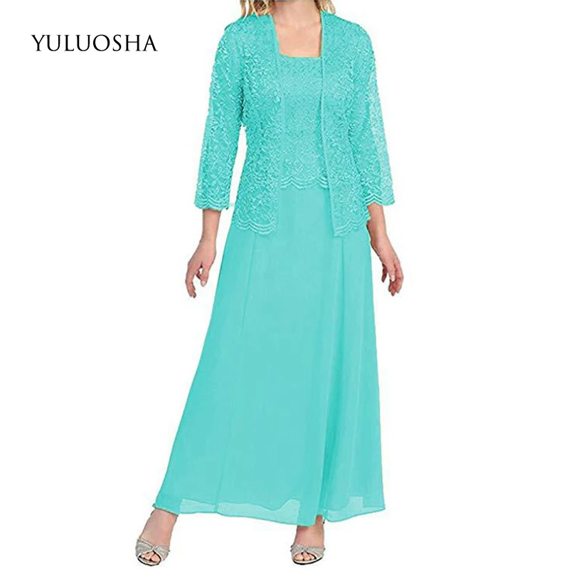 YULUOSHA сексуальные кружевные приталенные вечерние платья с круглым вырезом и