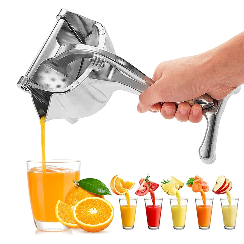 

Manual Fruit Juicer Lemon Squeezer, Aluminium Alloy Hand Squeezer, Easy Use Heavy Duty Lemon Citrus Juicer Kitchen Accessories