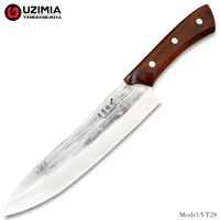 uzimia handmade 8cr steel 8inch professional japanese kitchen knives chef knife meat cleaver slicing knife cooking tools yt28